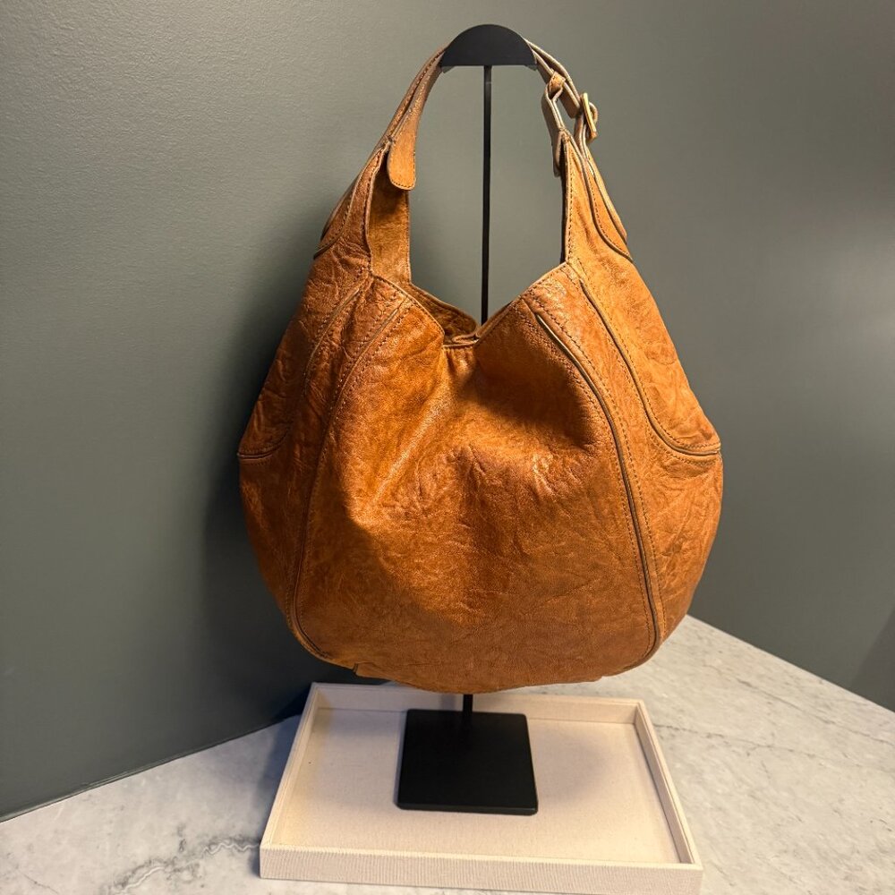 Givenchy Cognac Brown Leather Hobo Bag - Picture 3 of 13